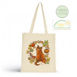 Tote bag Chat 100% coton...