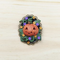 Broche Citrouille d'automne...