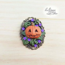 Broche Citrouille d'automne...