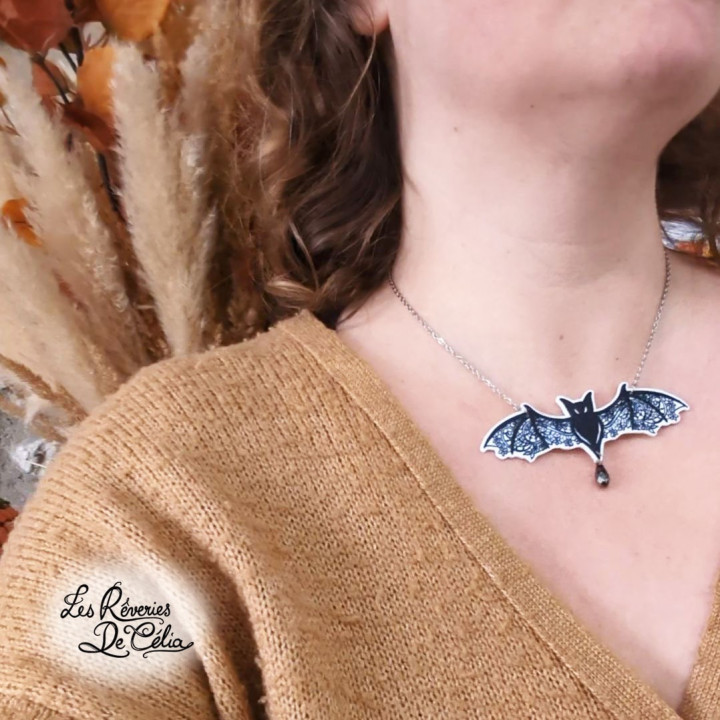 Collier Chauve souris