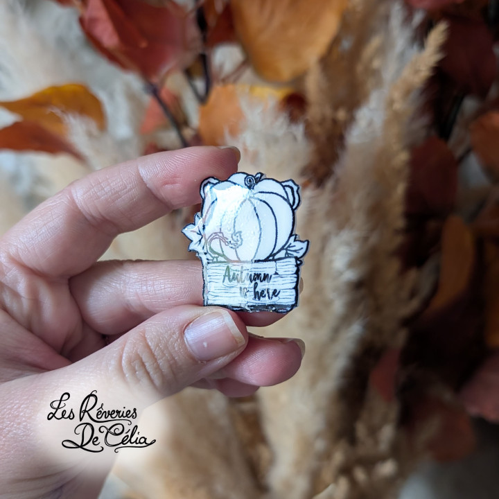 Broche Citrouille Autumn