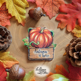 Broche  Autumn (brillant pailleté)
