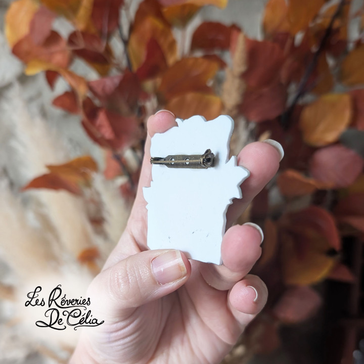 Broche  Autumn (brillant pailleté)