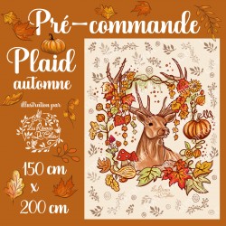 Plaid Cerf PRE-COMMANDE