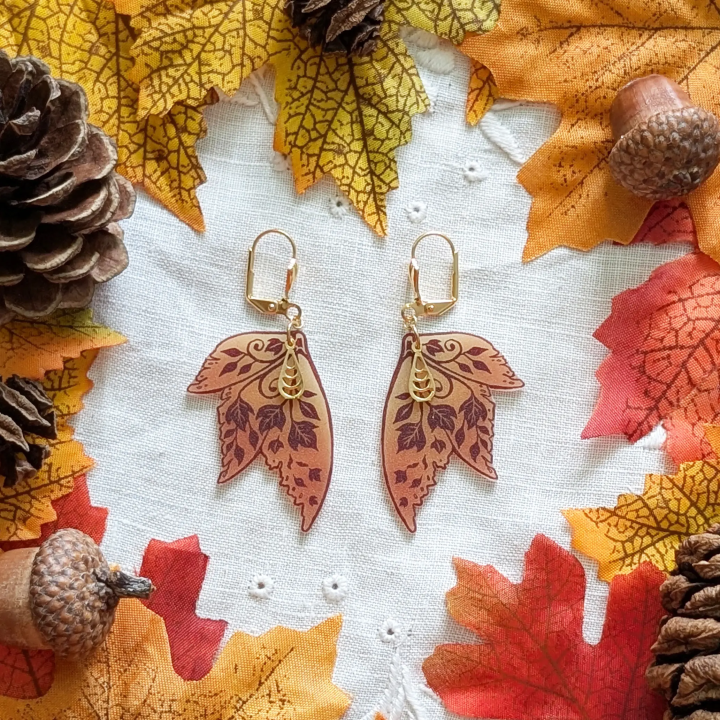 Boucles d'oreilles Équinoxe d'Automne
