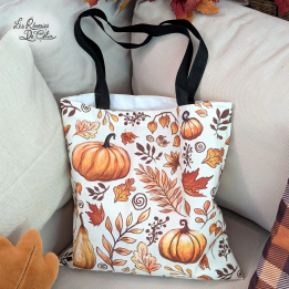 Tote bag sac made in france coton bio illustration chat