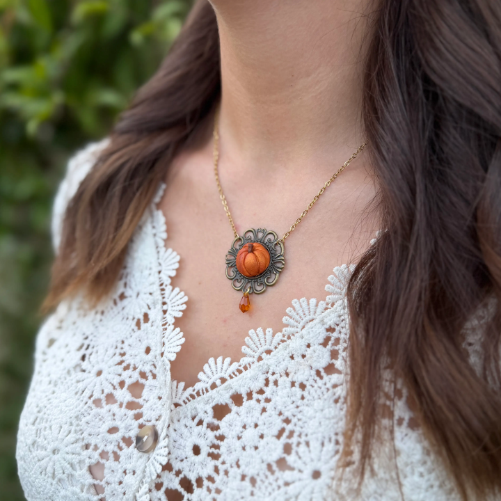 Collier L’Heure des Citrouilles