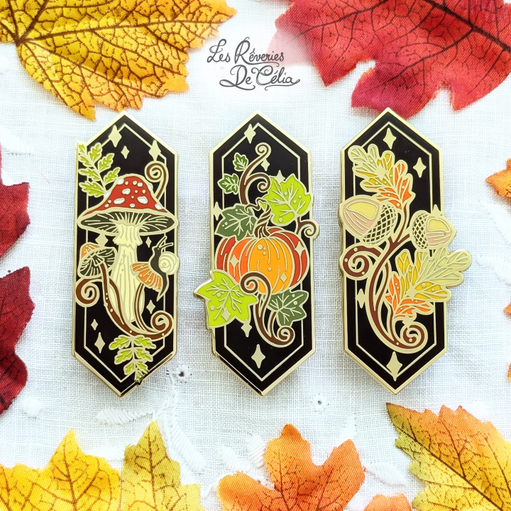 Lot des 3 pins d'Automne